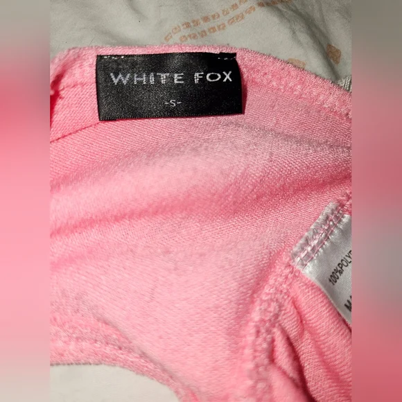 Pink Velvet Crop Bananhot Top Rave - Picture 3 of 5